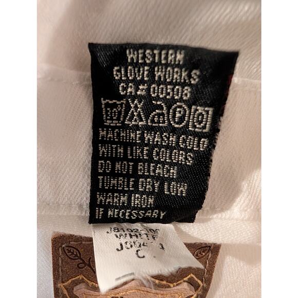 JAG | White Denim Jacket  | Size Large - Picture 6 of 6